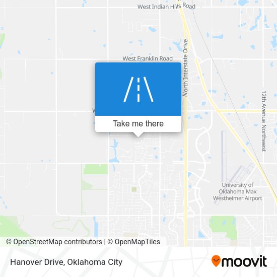 Hanover Drive map