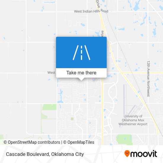 Cascade Boulevard map