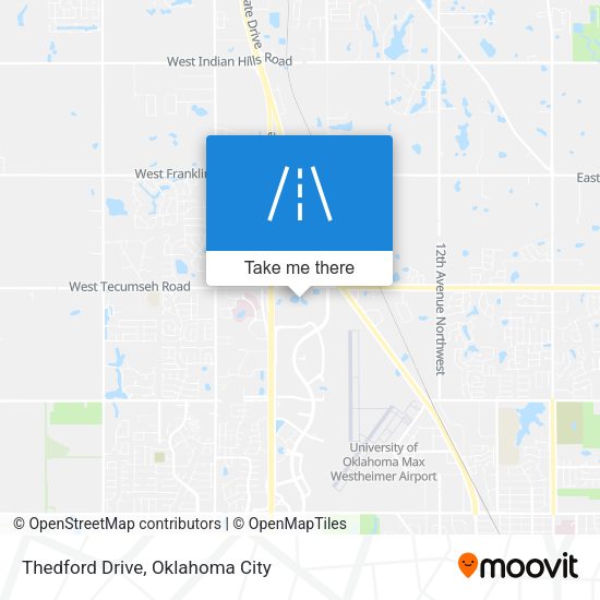 Thedford Drive map