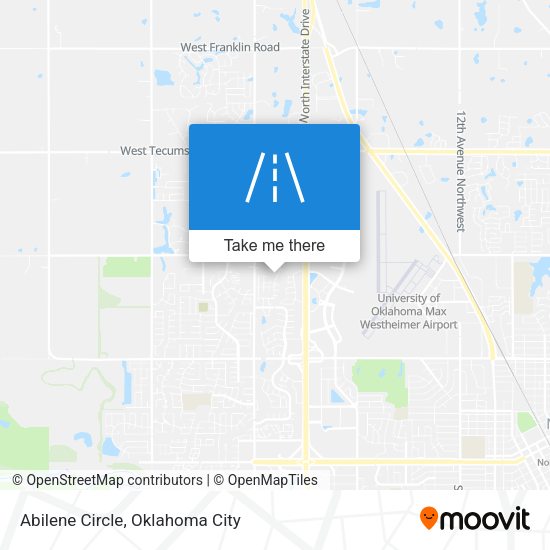 Abilene Circle map