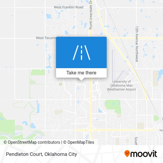 Mapa de Pendleton Court