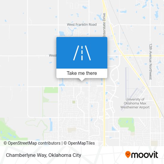 Chamberlyne Way map