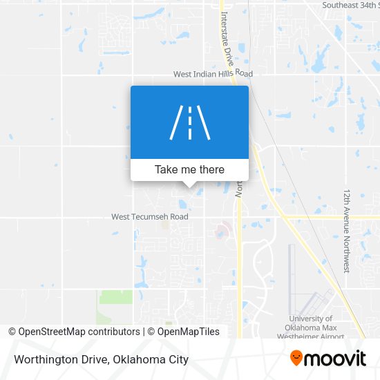 Worthington Drive map