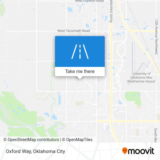Mapa de Oxford Way