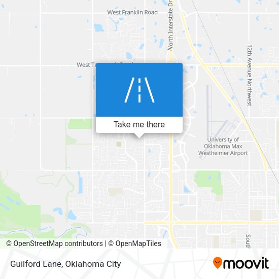 Guilford Lane map