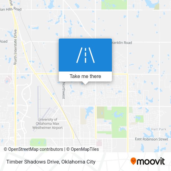 Timber Shadows Drive map