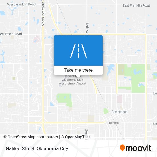 Galileo Street map
