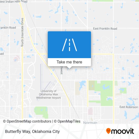Butterfly Way map