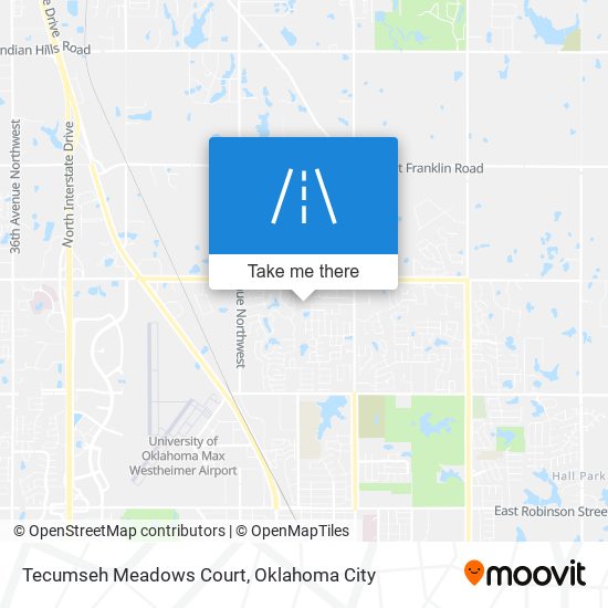 Tecumseh Meadows Court map