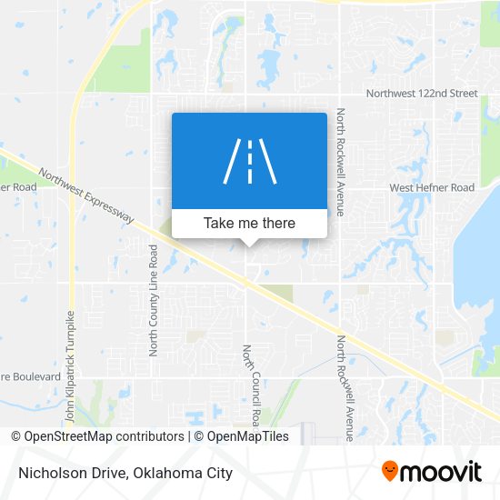 Nicholson Drive map