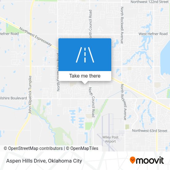Mapa de Aspen Hills Drive