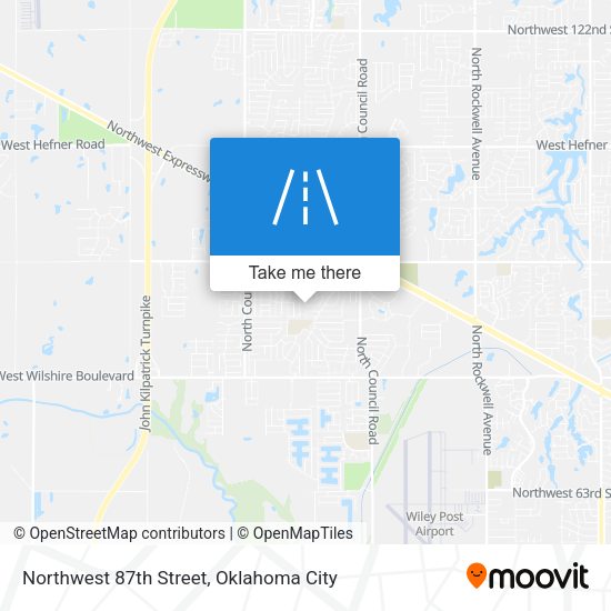 Northwest 87th Street map