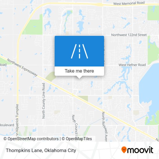 Mapa de Thompkins Lane