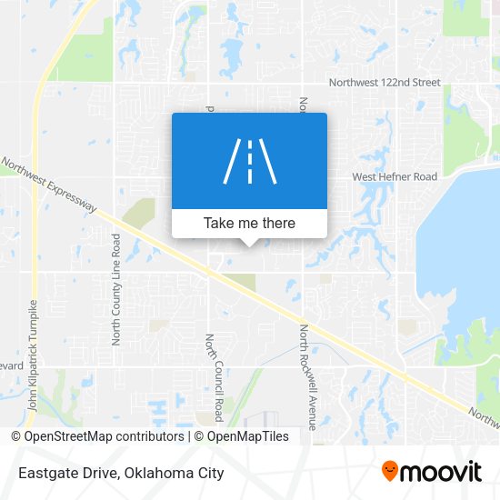 Eastgate Drive map