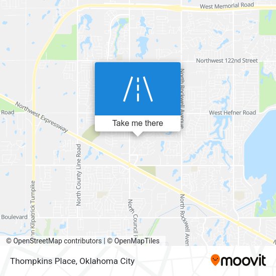 Thompkins Place map