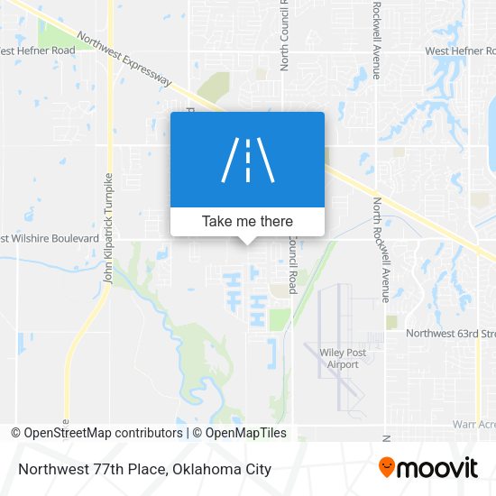 Northwest 77th Place map