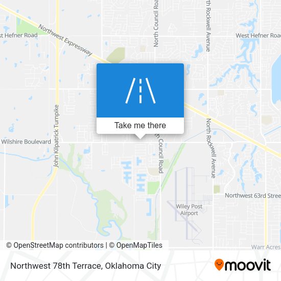 Mapa de Northwest 78th Terrace