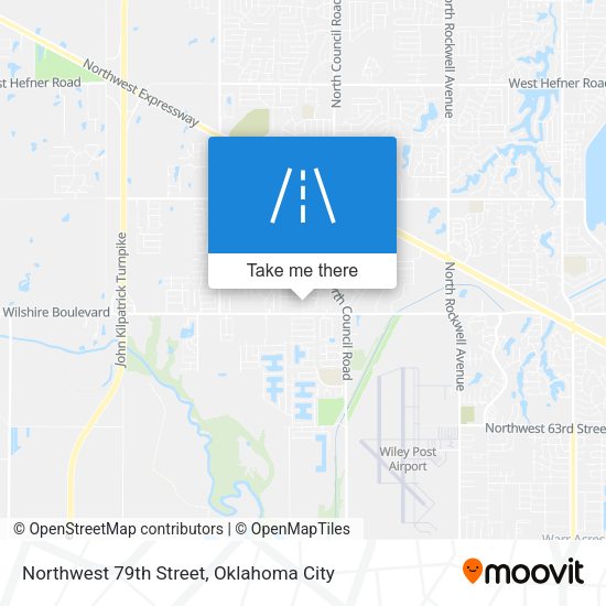 Northwest 79th Street map