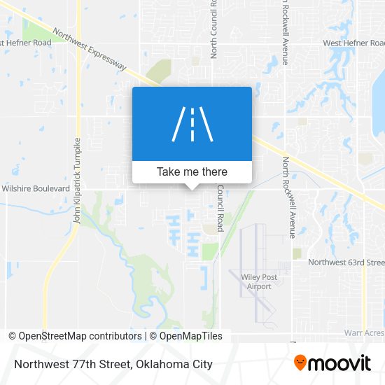 Northwest 77th Street map