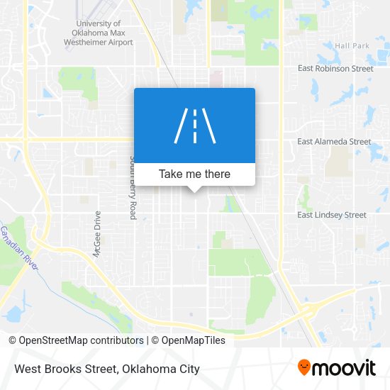 Mapa de West Brooks Street