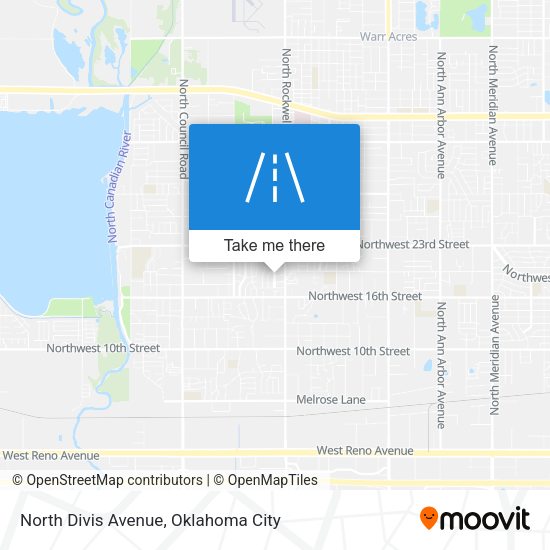 Mapa de North Divis Avenue
