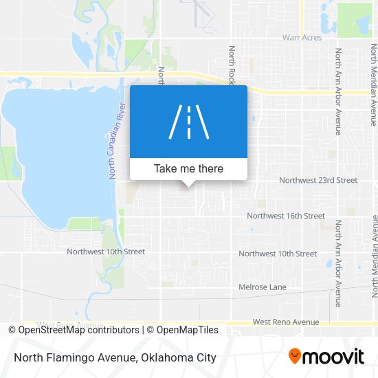 Mapa de North Flamingo Avenue