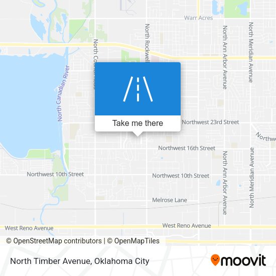 North Timber Avenue map