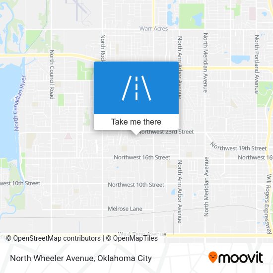 North Wheeler Avenue map