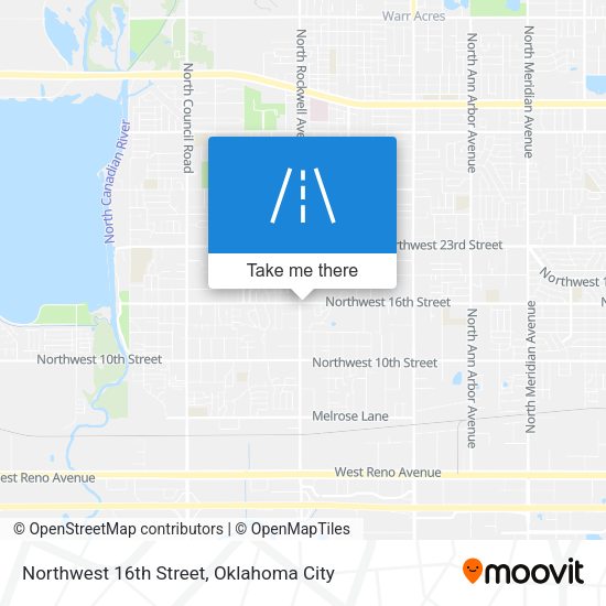 Mapa de Northwest 16th Street