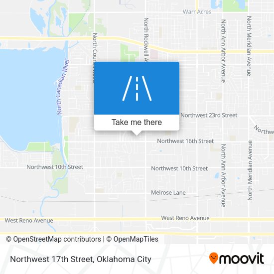Mapa de Northwest 17th Street
