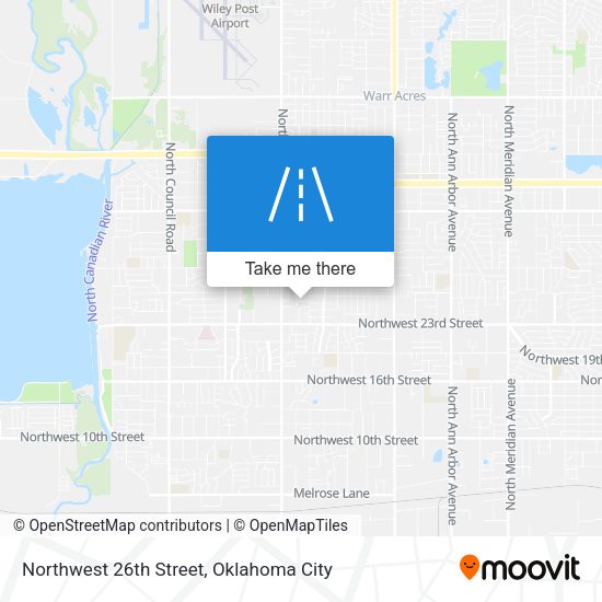 Mapa de Northwest 26th Street