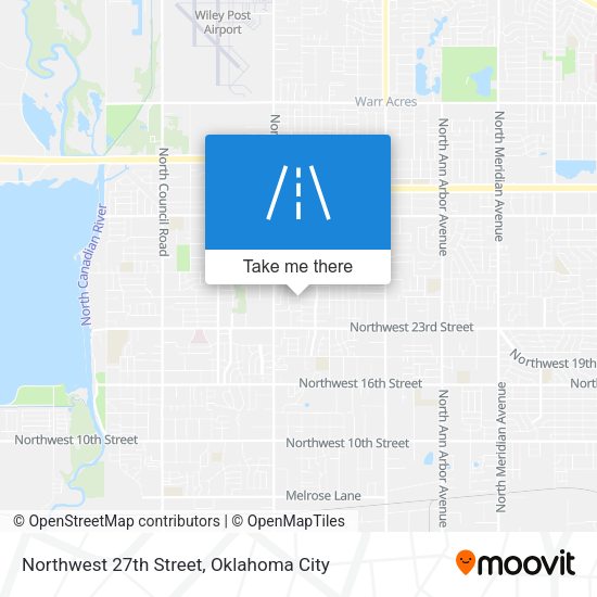 Northwest 27th Street map