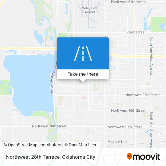 Northwest 28th Terrace map