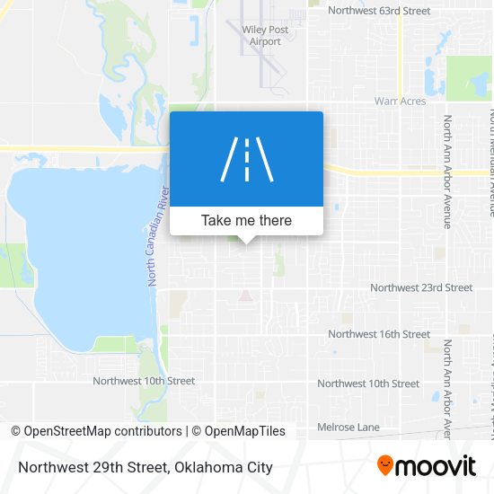 Northwest 29th Street map