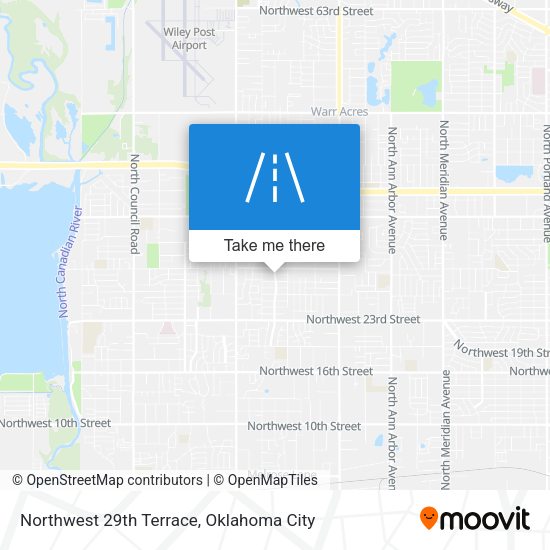 Northwest 29th Terrace map