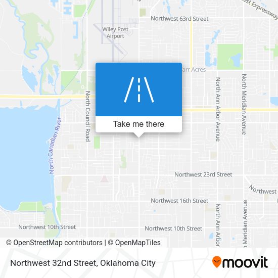 Mapa de Northwest 32nd Street