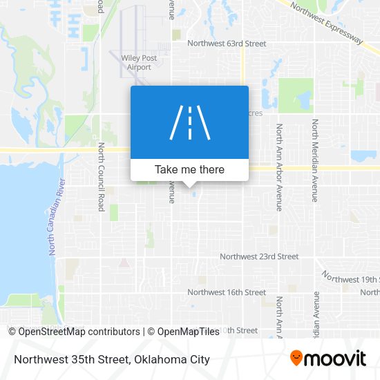 Mapa de Northwest 35th Street