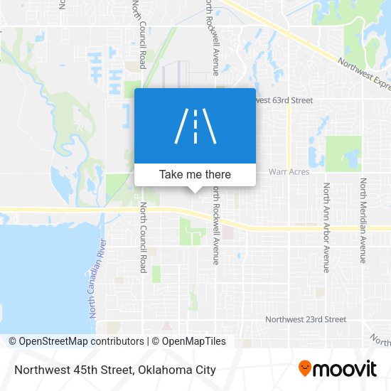Mapa de Northwest 45th Street