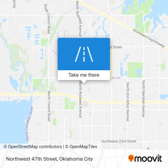 Northwest 47th Street map
