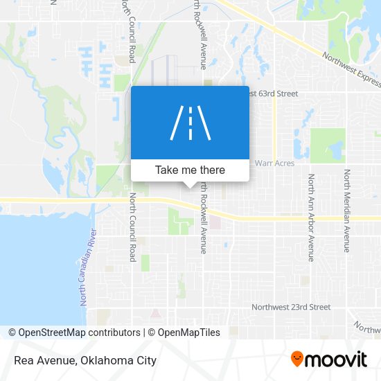 Mapa de Rea Avenue