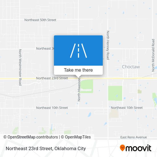 Northeast 23rd Street map