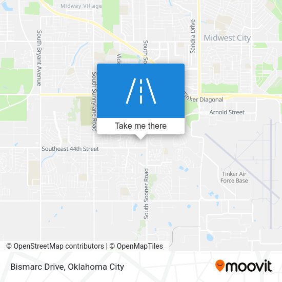 Bismarc Drive map