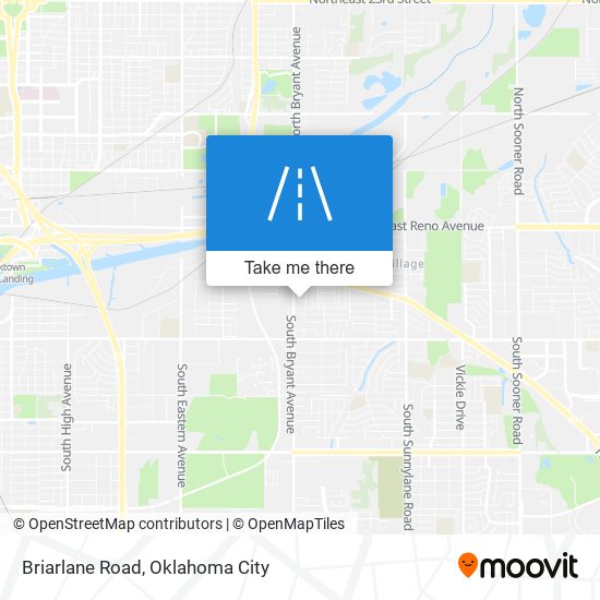 Briarlane Road map