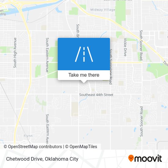 Chetwood Drive map