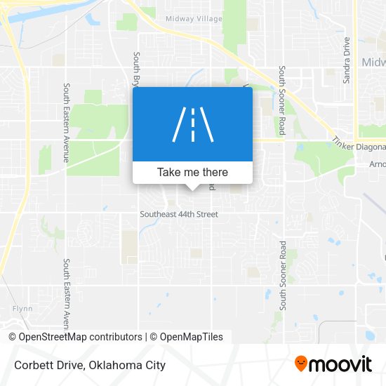 Corbett Drive map