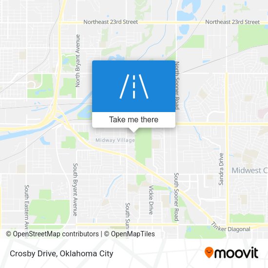Mapa de Crosby Drive