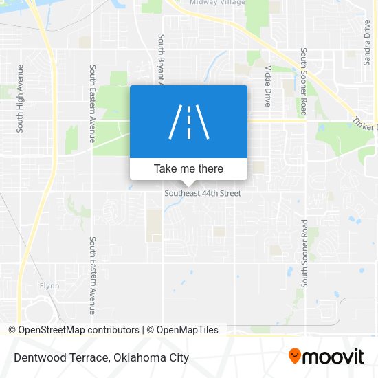 Dentwood Terrace map