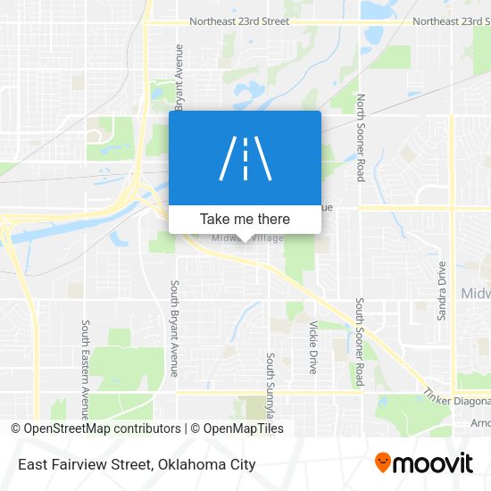 East Fairview Street map