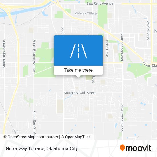 Greenway Terrace map