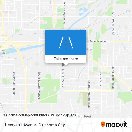 Henryetta Avenue map